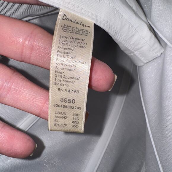 NWT Dominque Intimate Apparel - Juliette Corset- White- 36D - Picture 4 of 5